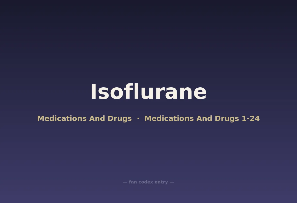 Isoflurane