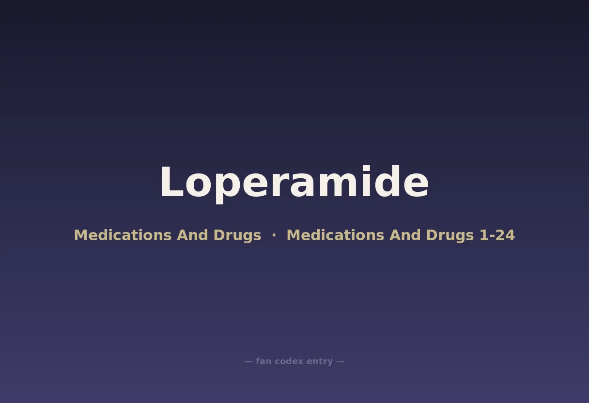 Loperamide