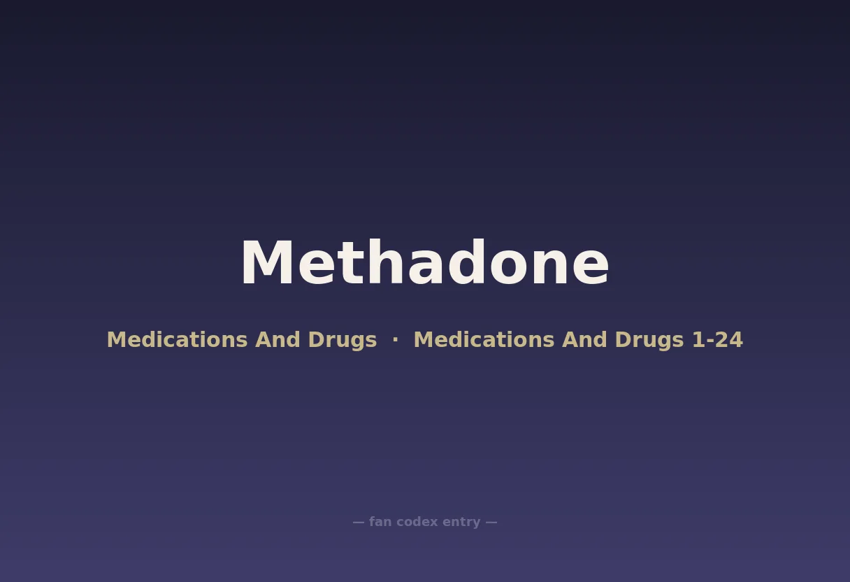 Methadone
