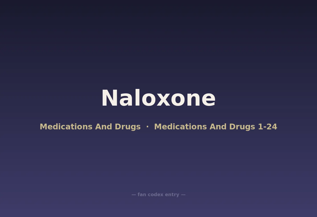 Naloxone
