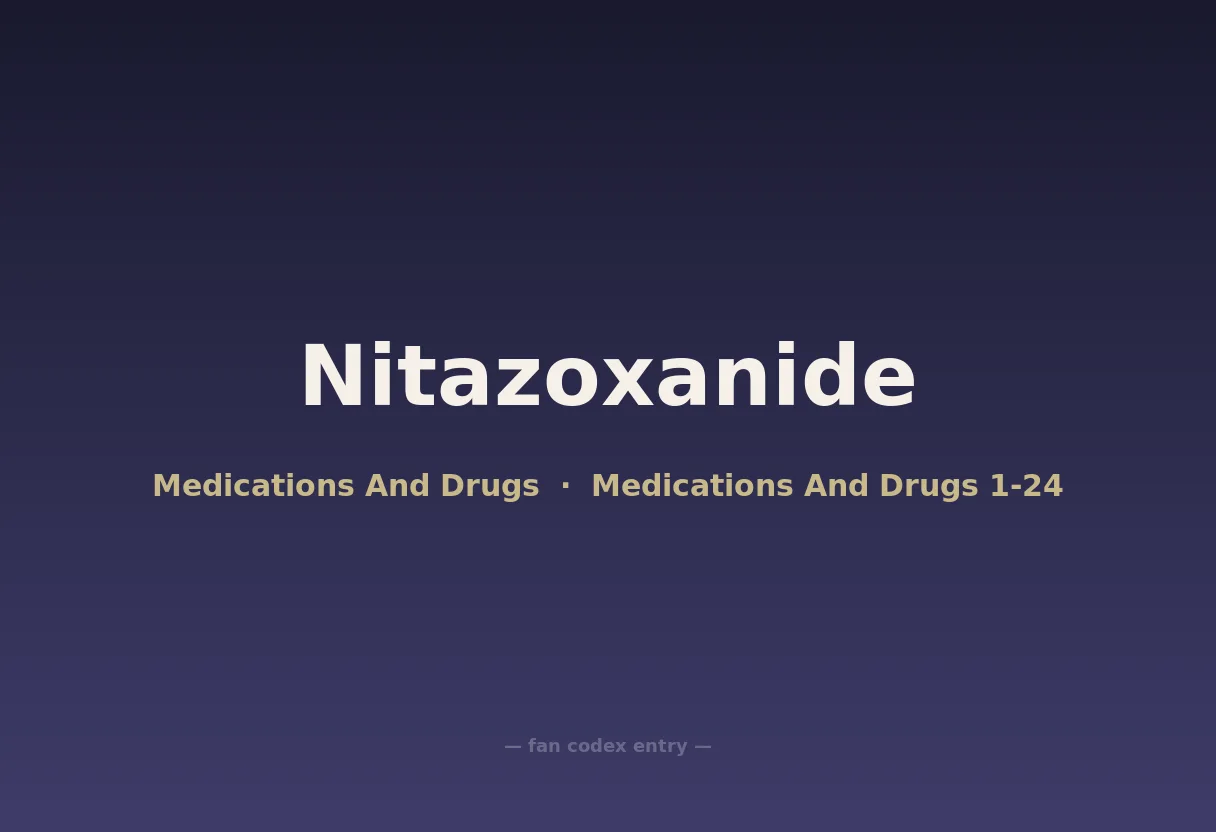 Nitazoxanide
